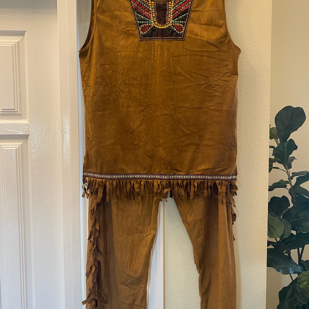 Mens Native American Costume size Large